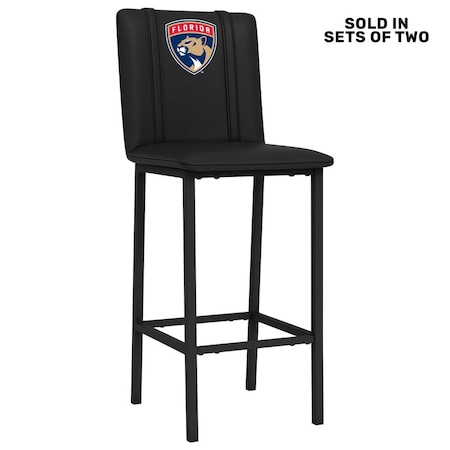 Dreamseat Bar Stool 500 with Florida Panthers Logo, 2PK XZ500BSDBLK-PSNHL41021A